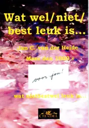 Omslag van Wat wel/ niet/ best leuk is...