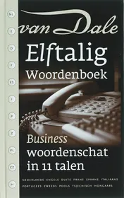 Omslag van Van Dale Elftalig woordenboek Business