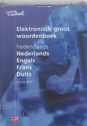 Omslag van Van Dale Elektronisch groot woordenboek hedendaags Nederlands, Engels, Frans, Duits
