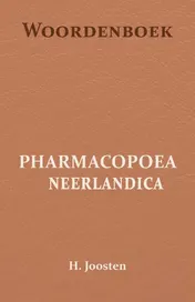Omslag van Woordenboek voor de Pharmacopoea Neerlandica