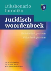 Omslag van Juridisch woordenboek Nederlands-Papiamentu