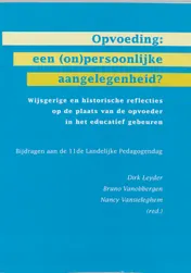 Omslag van Opvoeding : een (on)persoonlijke aangelegenheid?