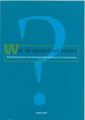 Omslag van Wat de opvang wil weten