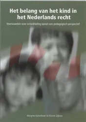 Omslag van Het belang van het kind in het Nederlands recht