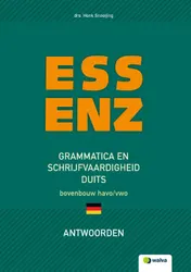 Omslag van antwoordenboek
