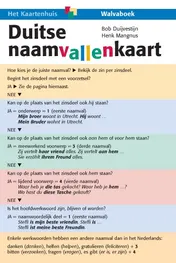 Omslag van Duitse naamvallenkaart