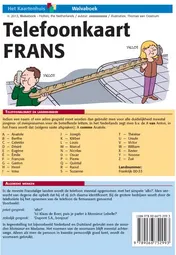 Omslag van Telefoonkaart Frans