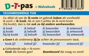 Omslag van D-T-pas, taalkaart