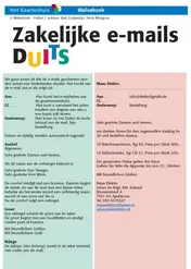 Omslag van Zakelijke e-mails Duits