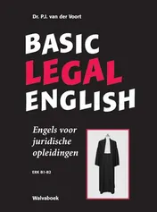 Omslag van Engels voor juridische opleidingen- ERK B1-B2