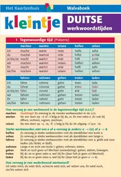 Omslag van Kleintje Duitse werkwoordstijden