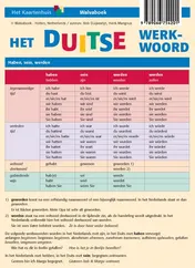 Omslag van Het Duitse werkwoord