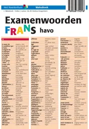 Omslag van Frans havo