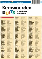 Omslag van bovenbouw havo/vwo