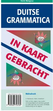 Omslag van Duitse grammatica in kaart gebracht