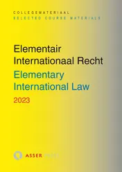 Omslag van Elementair Internationaal Recht 2023 / Elementary International Law 2023