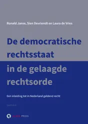 Omslag van De democratische rechtsstaat in de gelaagde rechtsorde