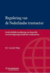 Omslag van Regulering van de Nederlandse trustsector