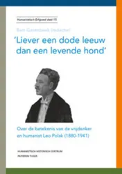 Omslag van 'Liever een dode leeuw dan een levende hond'