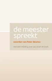 Omslag van De meester spreekt