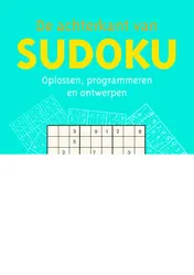 Omslag van De achterkant van sudoku