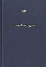 Omslag van Huwelijksregister