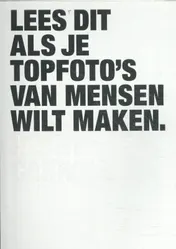 Omslag van Lees dit als je topfoto's van mensen wilt maken
