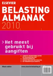 Omslag van E-book Belasting Almanak
