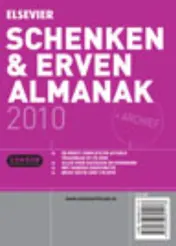 Omslag van Schenken & Erven Almanak 2010