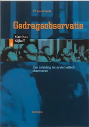 Omslag van Gedragsobservatie