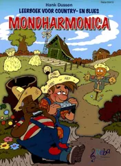 Omslag van Leerboek voor country- en bluesmondharmonica
