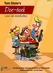 Omslag van Tom Stone s doe-boek voor de blokfluitles