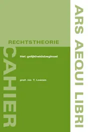 Omslag van Het gelijkheidsbeginsel