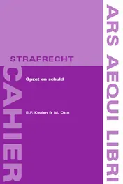 Omslag van Opzet en schuld