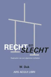 Omslag van Recht en slecht