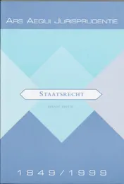 Omslag van Jurisprudentie 1849-1999