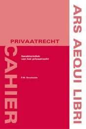 Omslag van Karakteristiek van het privaatrecht