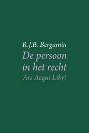 Omslag van De persoon in het recht