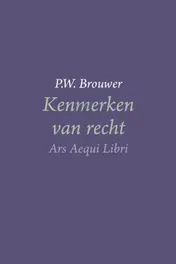 Omslag van Kenmerken van recht