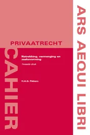 Omslag van Natrekking, vermenging en zaaksvorming