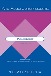 Omslag van Jurisprudentie Publiekrecht 1879-2014