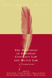 Omslag van Principles of European contract law and Dutch law