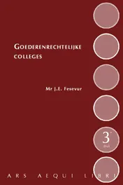 Omslag van Goederenrechtelijke colleges