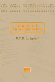 Omslag van Arbitrage procesdossier