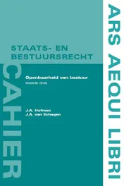 Omslag van Openbaarheid van bestuur
