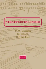 Omslag van Strafprocesdossier