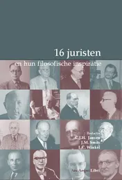 Omslag van 16 juristen en hun filosofische inspiratie