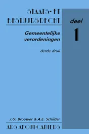 Omslag van Gemeentelijke verordeningen