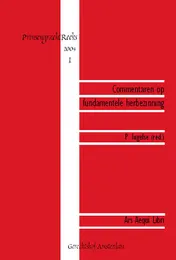 Omslag van Commentaren op fundamentele herbezinning