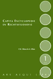 Omslag van Capita Encyclopedie en Rechtsfilosofie
